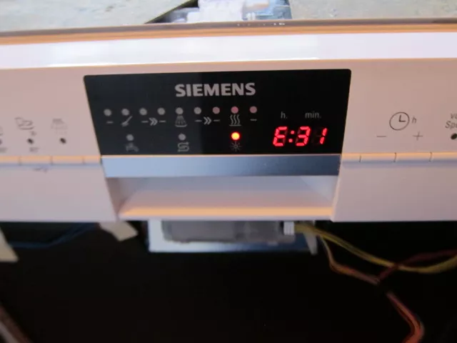 Ошибки посудомоечных машин Siemens