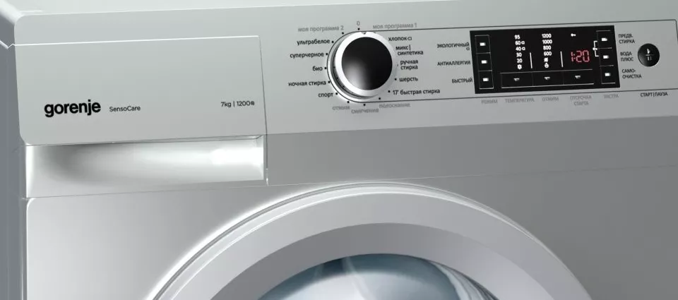 Ошибки стиральных машин Gorenje