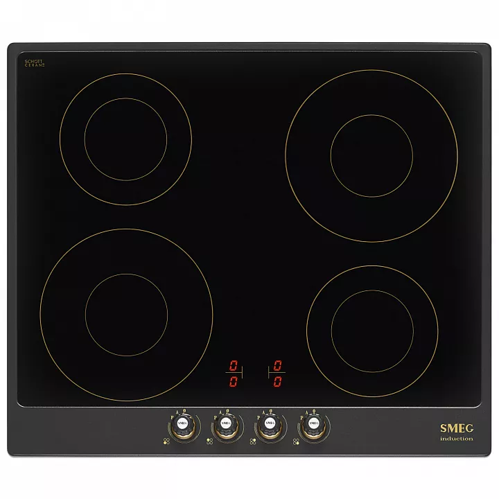 Индукционная варочная панель Smeg SI764AOM