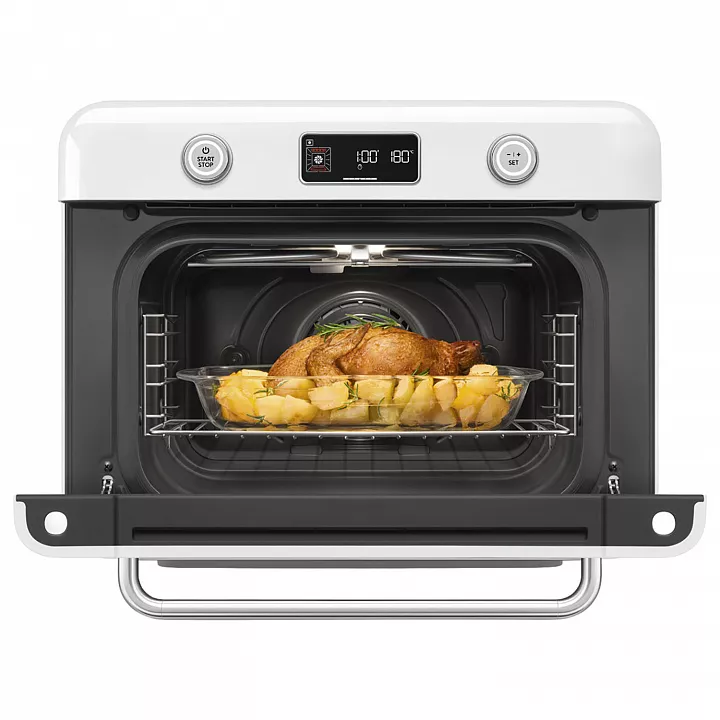 Настольный духовой шкаф с паром SMEG COF01WHEU