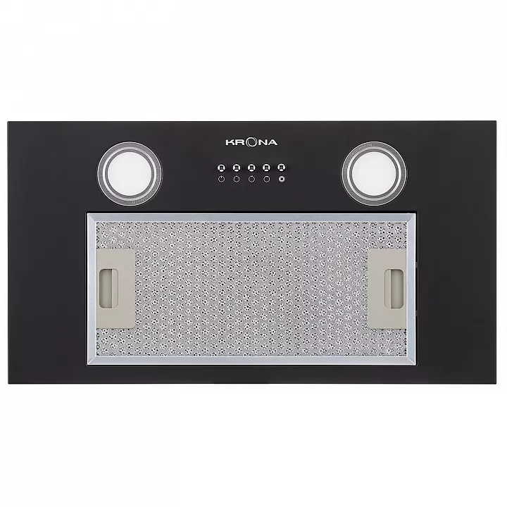 Полновстраиваемая вытяжка Krona SELINA 600 BLACK PB