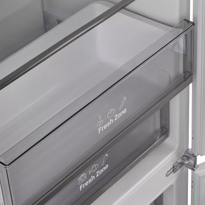 Встраиваемый холодильник-морозильник MAUNFELD MBF193NFW1GR Inverter