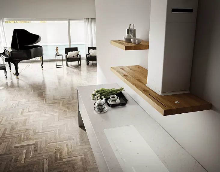 Т-образная вытяжка Elica BIO WH/A/90 ROVERE