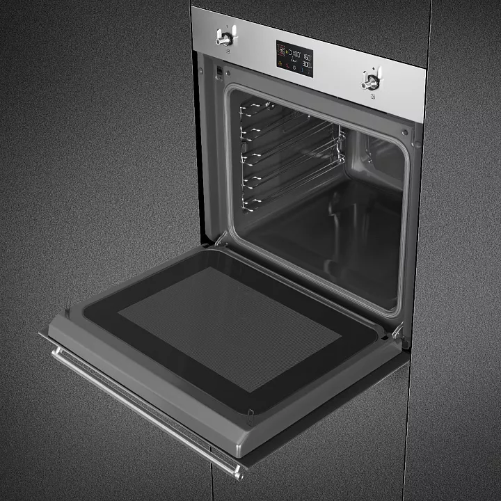 Электрический духовой шкаф с свч Smeg SO6302M2X