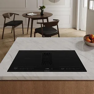 Индукционная варочная панель с вытяжкой De Dietrich DPH4840BT