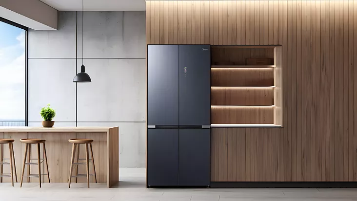 Холодильник-морозильник Cross Door Midea MDRM706BIE70