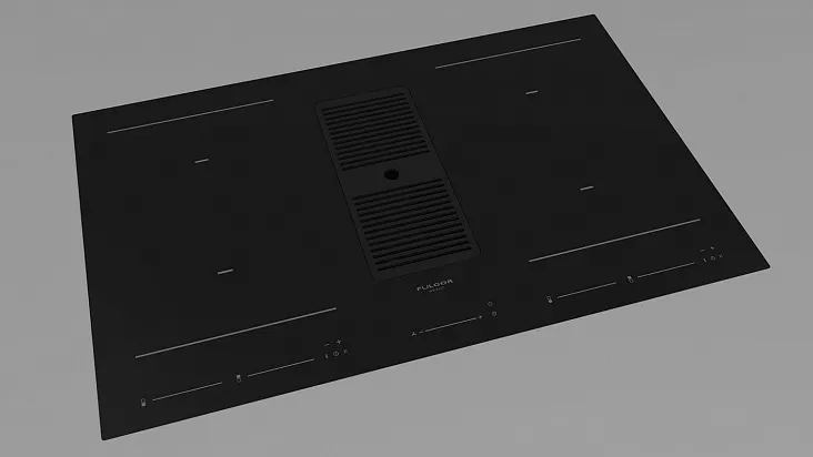 Индукционная варочная панель с вытяжкой Fulgor Milano FCLHD 8041 HID TS BK/2