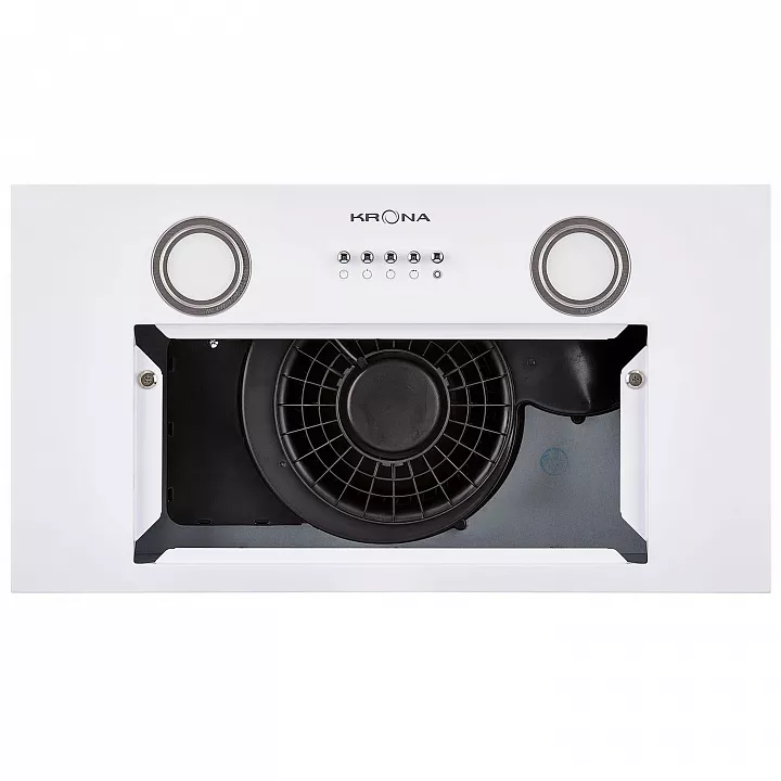 Полновстраиваемая вытяжка Krona SELINA 600 WHITE PB