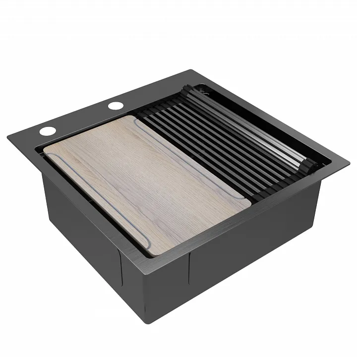 Кухонная мойка Paulmark KRONER-MULTI SINK 51 GM