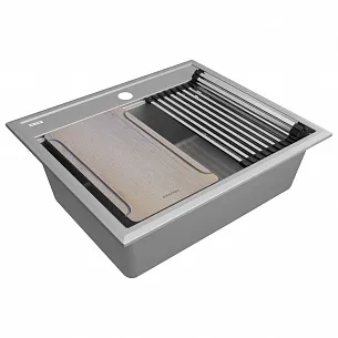Кухонная мойка Paulmark STEPIA-MULTI SINK 60 GRM