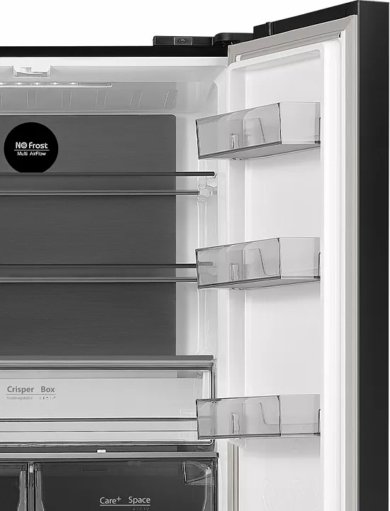 Холодильник-морозильник Cross Door MAUNFELD MFF183NFWE Matt Inverter