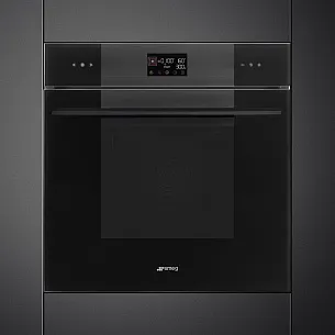 Электрический духовой шкаф с свч Smeg SO6102M2B3