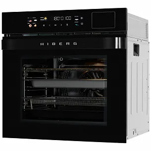 Электрический духовой шкаф с паром HIBERG S-VMF 6515 B SMART