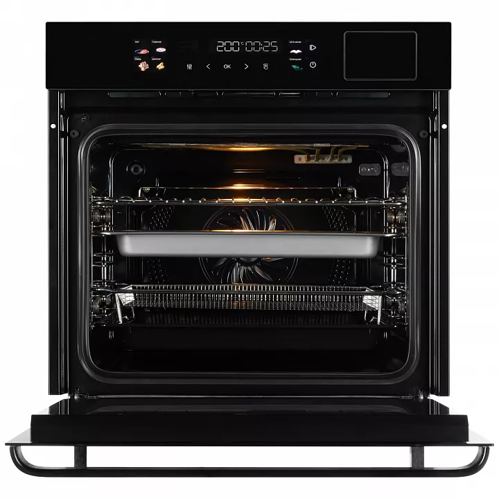 Электрический духовой шкаф с паром HIBERG S-VMF 6515 B SMART
