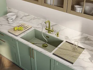 Смеситель для кухни OMOIKIRI Takamatsu-S-LG