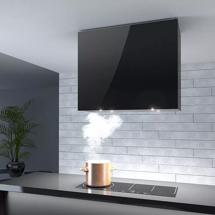 Островная прямоугольная вытяжка Falmec LAGUNA IS STEEL BLACK 60