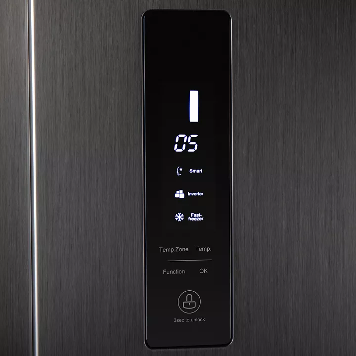 Холодильник-морозильник Side-by-Side MAUNFELD MFF177NFSB