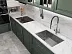 Смеситель для кухни EMAR ЕС - 7024GRN Satin