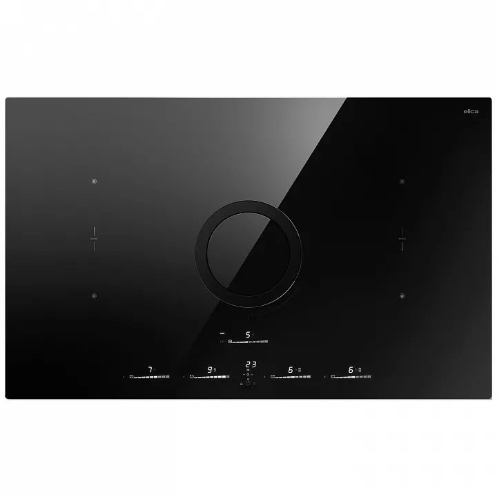 Индукционная варочная панель с вытяжкой Elica NIKOLATESLA SWITCH GLOW EVO BL/A/83