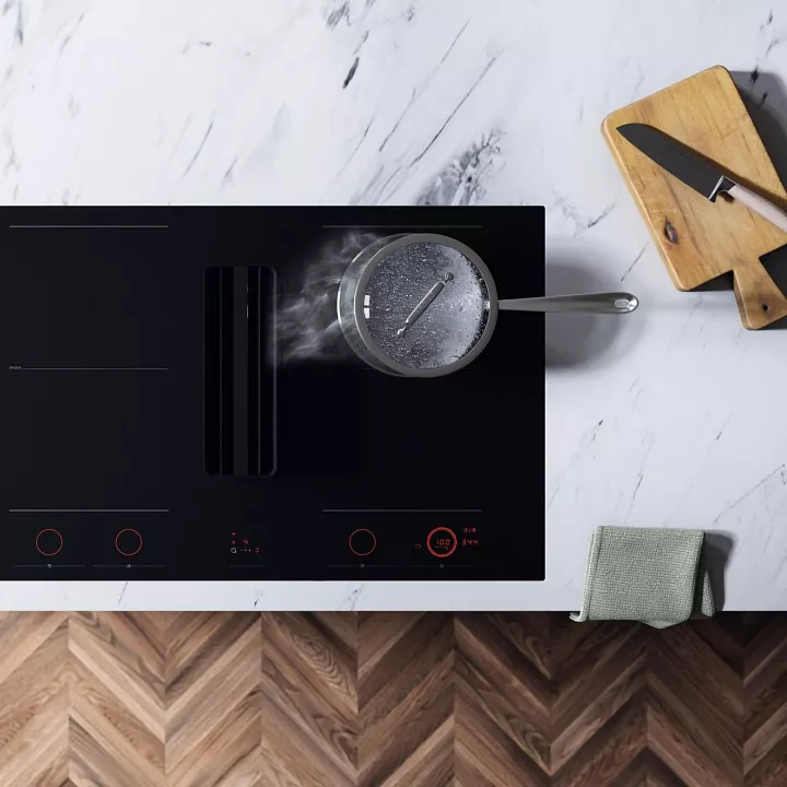 Индукционная варочная панель с вытяжкой Asko HIHD854GF