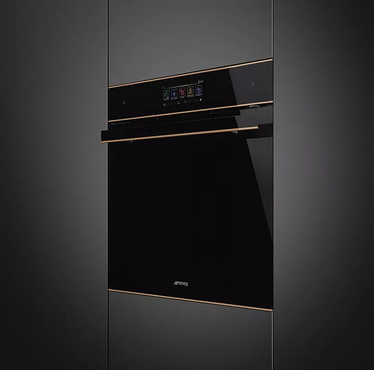 Электрический духовой шкаф с свч и паром Smeg SO6606WAPNR
