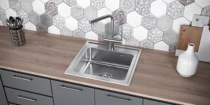 Кухонная мойка Paulmark FORA 50 BS