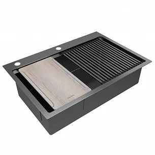 Кухонная мойка Paulmark KRONER-MULTI SINK 75 GM