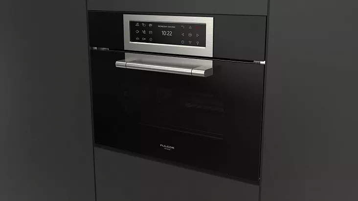 Компактный духовой шкаф с паром Fulgor Milano FCLCSO 4510 TEM BK
