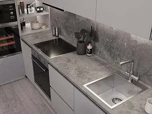 Кухонная мойка EMAR EMB-128A PVD Nano Satine