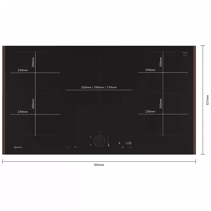 Индукционная варочная панель NEFF T69YYV4C0