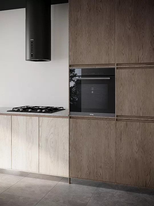 Островная вытяжка Korting KHA 39970 N Cylinder