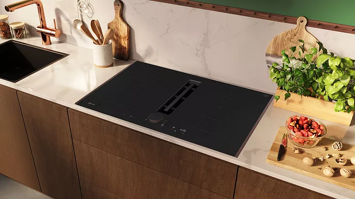 Индукционная варочная панель с вытяжкой NEFF V68YYX4C0