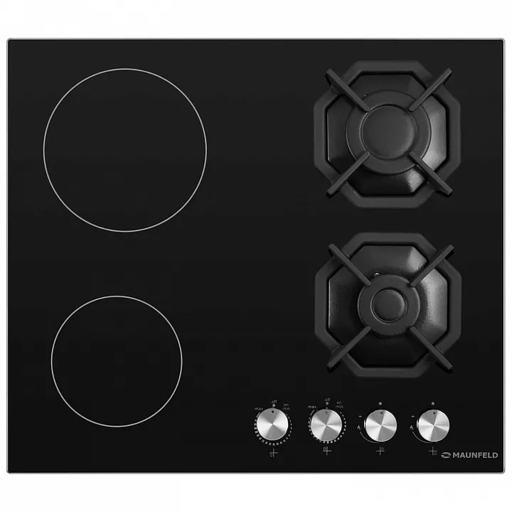 Комбинированная варочная панель MAUNFELD EEHG.642VC.2CB/KG