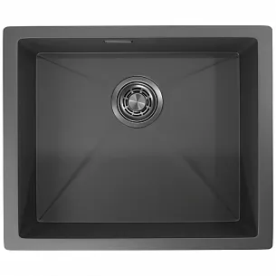 Кухонная мойка GRANULA 5445U, Графит матовый