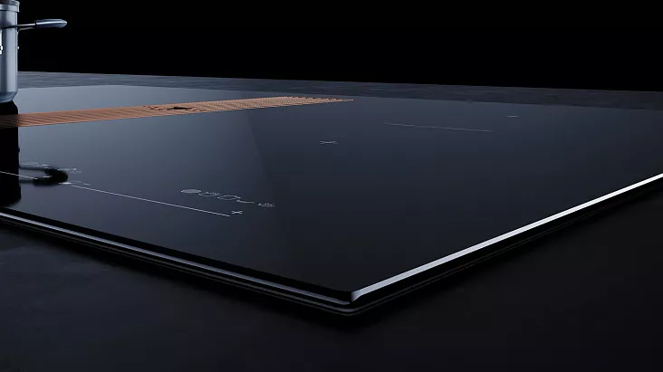 Индукционная варочная панель с вытяжкой Kuppersbusch KMI 8590.0 SR Copper