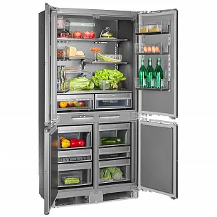 Встраиваемый холодильник-морозильник Cross Door HIBERG S-RFQ 800 B Inverter
