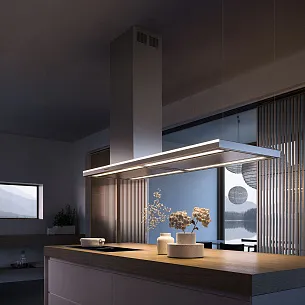Островная Т-образная вытяжка Falmec LUMEN ISOLA NRS 175 SX