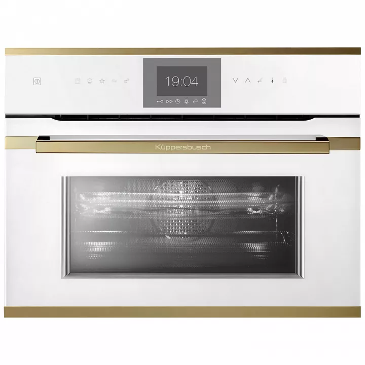 Компактный духовой шкаф с свч Kuppersbusch CBM 6550.0 W4 Gold