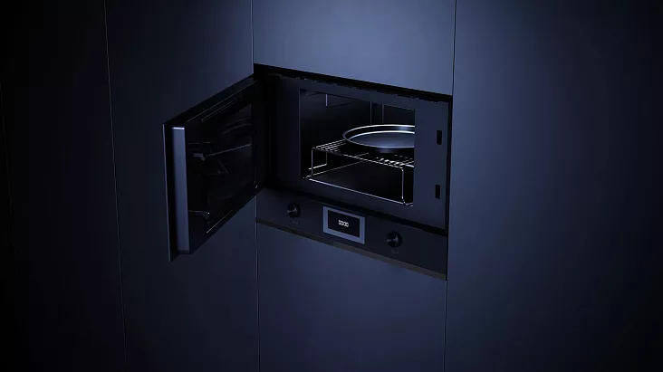 Встраиваемая микроволновая печь Kuppersbusch ML 6330.0 S2 Black Chrome