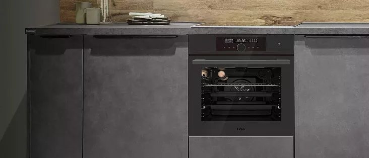 Электрический духовой шкаф с паром Haier HOX-FP5RAGG