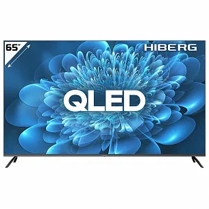 Телевизор HIBERG QLED 65Y (2021) 65″, 4K UHD, QLED
