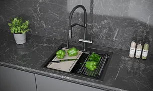 Кухонная мойка Paulmark KRONER-MULTI SINK 59 GM