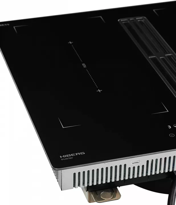 Индукционная варочная панель с вытяжкой HIBERG i6-VM8 B