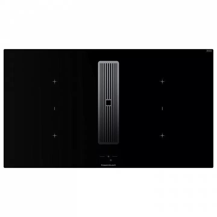 Индукционная варочная панель с вытяжкой Kuppersbusch KMI 9850.1 SR-E Stainless Steel
