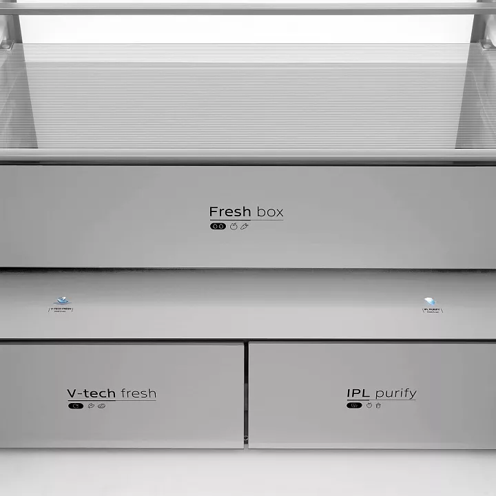 Холодильник-морозильник Cross Door Midea MDRM706BIE63