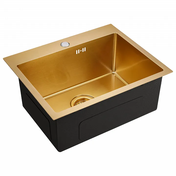 Кухонная мойка EMAR EMB-115 PVD Nano Golden