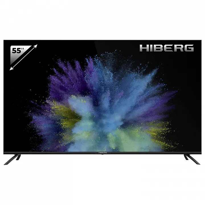 Телевизор HIBERG 55Y UHD-R (2021) 55″, 4K UHD, LED
