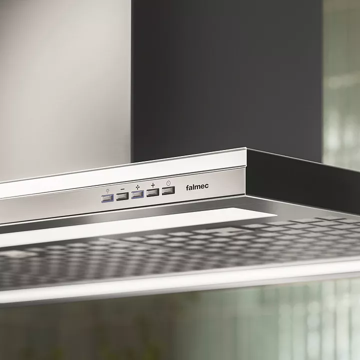 Островная Т-образная вытяжка Falmec LUMEN ISOLA NRS 90