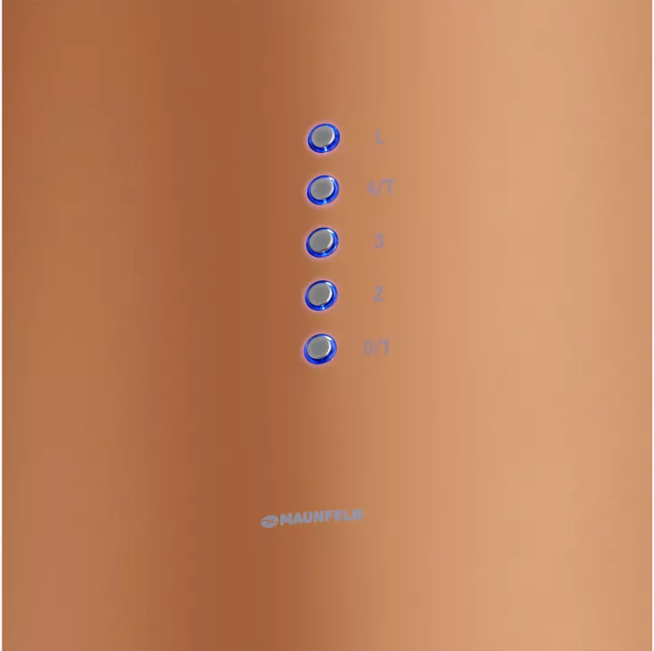 Островная цилиндрическая вытяжка MAUNFELD Lee Isla 39 Copper