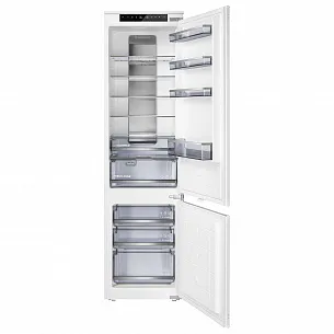 Встраиваемый холодильник-морозильник MAUNFELD MBF19354NFWGR LUX Inverter